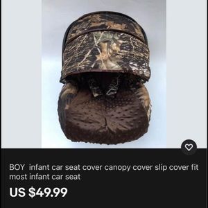 Camo Car Seat Cover